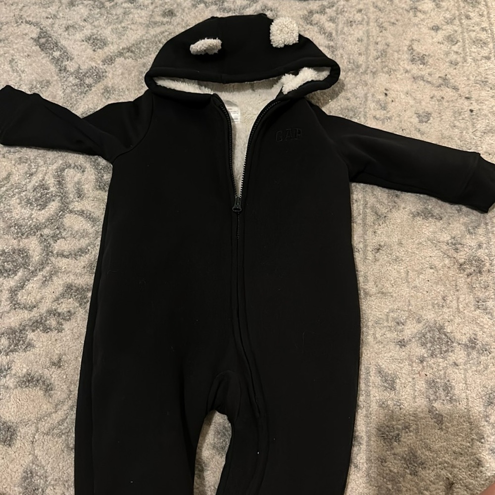 Baby gap Sherpa lined onesie